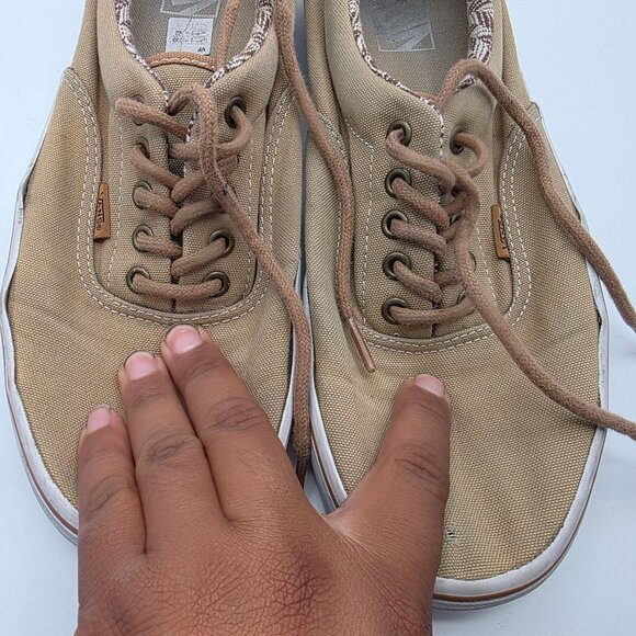 Vans Era 59 C&L Mens Size 11.5 Khaki Chevron Sneaker Shoes Casual Outdoors main image 10